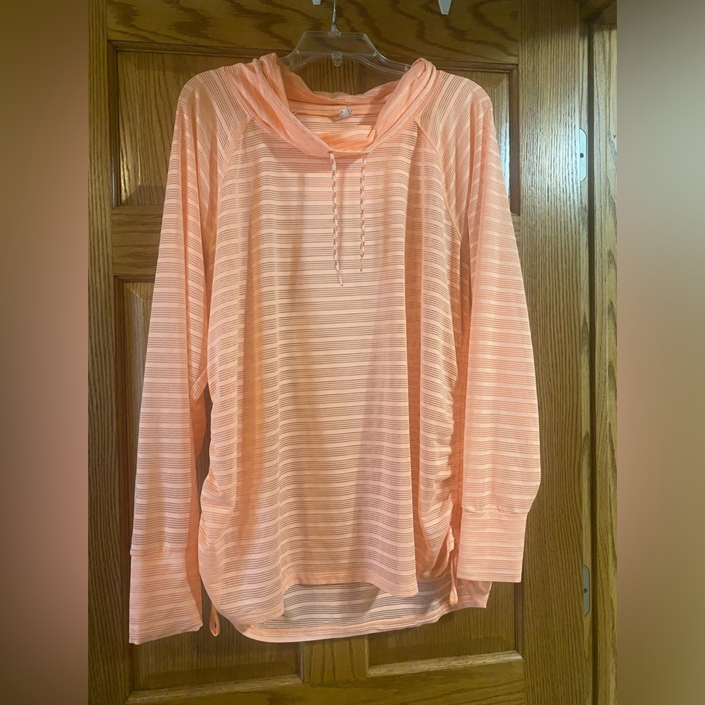 Maurice’s in Motion Sheer Cowl Neck Top